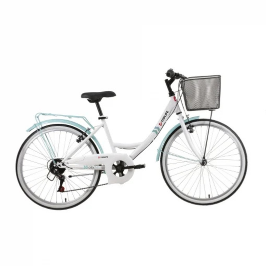 Bicicleta junior Toplife 24” blanca para adultos